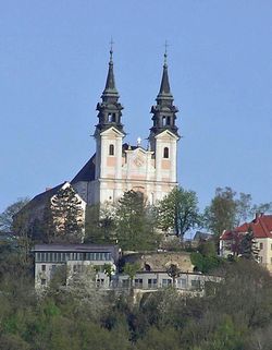 Die Wallfahrtsbasilika am Pöstlingberg bei Linz