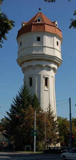 Der Wasserturm in Wiener Neustadt